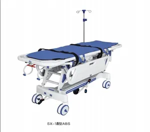 Hot Medical Adjustable ABS Operation Car Mobile Transport Stretcher
