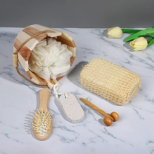 Wholesale Wooden Loofah Wedding Bath Gifts Happy Mothers Day Spa Gift for Mom Set Customized Gift Set for Women - Product Image 4