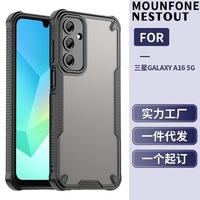 Coque pour Samsung A16 4G/5G, anti-traces de doigts, protection blindée, aimantée, mate, étanche, tout inclus