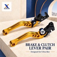 Levier de frein CNC personnalisé pour Sur Ron Ultra Bee, en alliage d'aluminium durable, multi-positions, accessoire de mise à niveau pour moto électrique tout-terrain