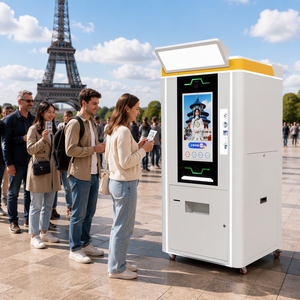 <span class=keywords><strong>Photomaton</strong></span> intelligent 2026 en libre-service, avec animation, taille réelle, écran tactile, pour mariages et événements, en forme de boîte gonflable - Product Image 1