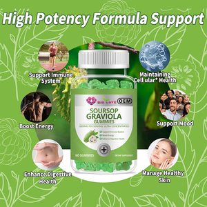 Gummies <span class=keywords><strong>Économique</strong></span>s à l'Extrait de Corossol pour l'Immunité et l'Énergie, Protection Gastrique, Complément Alimentaire - Product Image 3