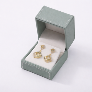 Boîte à bijoux de collectionneur, boîte cadeau de luxe personnalisée, rigide, à rabat, avec insert floqué, estampage à chaud, logo personnalisé, vente en gros - Product Image 1