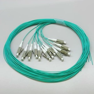 สายใยแก้วนำแสง OM3 LSZH 0.9 มม. 50/125 มัลติโหมด ซิมเพล็กซ์ แบบมัดรวม SC/UPC LC/UPC 12 เส้นใย ความยาว 1.5 ม. - Product Image 2
