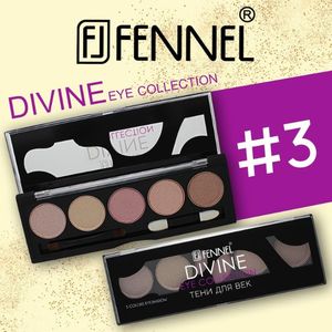 FENNEL Divine Eye Collection 5 Sets de fards à paupières premium 5 couleurs pour décorer les paupières et obtenir un look magnifique Palette premium - Product Image 3