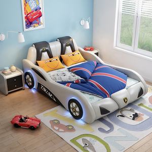 Cama infantil de madeira personalizada, cama infantil moderna de madeira para crianças