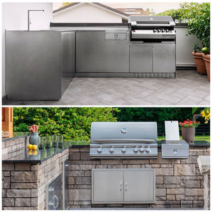 Cuisinière Encastrable Haute Puissance : Barbecue Extérieur et Brûleur Latéral à <span class=keywords><strong>Gaz</strong></span> Dédié pour Cuisine d'Extérieur - Product Image 3