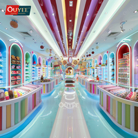 Étalage de sucettes pour confiserie, mobilier de magasin de bonbons, décoration géante de chocolat pour centre commercial, étagères à bonbons, comptoirs pour snacks