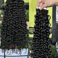 Lots de Cheveux Brésiliens Vierges Non-Remy 12A à Cuticules Alignées, Ondulés Naturels, Petits Nœuds Simples, Pointes Saines
