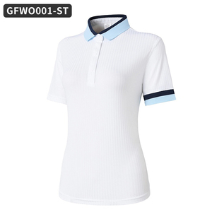 Custom Logo Women Sports Short Sleeve Skin Care Fabric Tight Golf <b>Polo</b> Shirt Quickly Dry Golf <b>Polo</b> Shirts Ladies Golf Shirt - Product Image 2