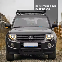 AURON Nouveau Phare Avant LED 32V 6000K 60W 6000 Lumens à Faisceau Bas pour Mitsubishi Pajero 2007-2021 Lampe de Rétrofit/Amélioration
