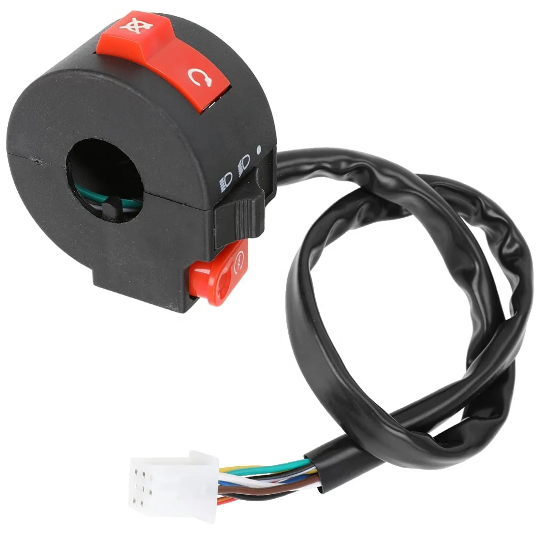 Hiaors левый стартер выключатель света гнездовой разъем в сборе для 50cc 70cc 90cc 110cc 125cc китайский ATV Quad TaoTao 8 проводов 3 функции