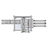 Boîte en plastique paquet pile palettiseur machine bouteille Cueillette emballage et palettisation avec des robots Palettiseur automatique