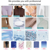 Pantalones de Yoga YZG de Secado Rápido, Cintura Alta y Gruesos, con Bolsillos, Control de Abdomen, Leggings Deportivos para Mujer