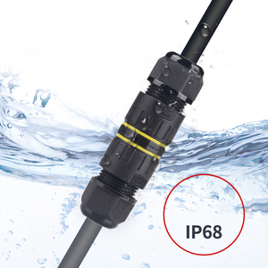 Conectores de Cable Eléctrico Impermeables M25 M20 M16 de 2, 3, 4, 5 y 6 Pines, Conectores de Cable de Plástico IP68 para Iluminación LED - Product Image 5