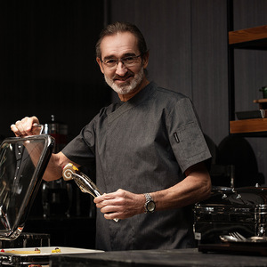 Giacche <span class=keywords><strong>da</strong></span> Chef a Maniche Corte per Donne e Uomini, Uniformi <span class=keywords><strong>da</strong></span> <span class=keywords><strong>Cucina</strong></span> con Zip per Ristoranti, Bar, Hotel, in Tessuto Canvas, Set per Uso Culinario con Motivi - Product Image 5