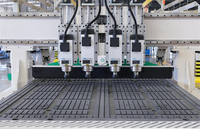 Machine à découper le bois Cnc, routeur 1325 4 broches, travail du bois, Machine à découper le bois Cnc pour meubles d'armoires