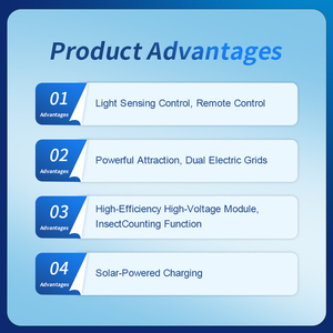 Equipo Insecticida Inalámbrico con Energía Solar y Cálculo del Número de Insectos Eliminados - Product Image 5
