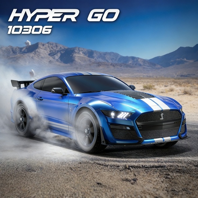 New Release MJX Hyper Go 10306 1/10 RC Car 4WD FOC Brushless 70KM/H High Speed Remote Control Car GT500 On-Road Drift Racing Car