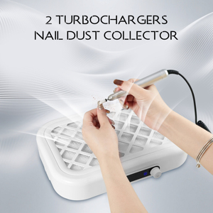 Colector <span class=keywords><strong>de</strong></span> Polvo para <span class=keywords><strong>Uñas</strong></span> <span class=keywords><strong>de</strong></span> Alta Potencia 48W, 6000 RPM, Doble Turbo, Inalámbrico, Recargable, Aspiradora <span class=keywords><strong>de</strong></span> <span class=keywords><strong>Uñas</strong></span> para Salón Profesional y Hogar - Product Image 2