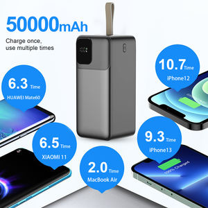 <span class=keywords><strong>Batterie</strong></span> <span class=keywords><strong>externe</strong></span> 50000mAh 65W Grande capacité Super charge rapide PD 65W 20W Chargeur de <span class=keywords><strong>batterie</strong></span> <span class=keywords><strong>externe</strong></span> pour <span class=keywords><strong>iPhone</strong></span> 15 14 - Product Image 4