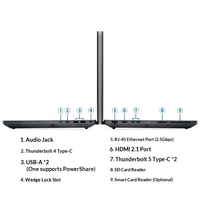 Station de travail mobile graphique Dell Pro Max 16 PLUS 16 pouces, calcul haute performance et analyse de données, U9 285HX/RTX Pro 5000-24G