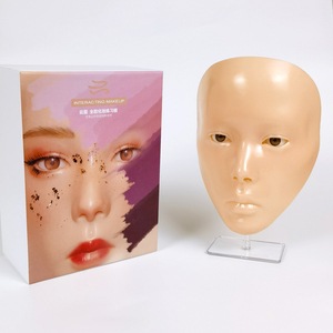 Tabla de práctica de <span class=keywords><strong>maquillaje</strong></span> 5D <span class=keywords><strong>para</strong></span> principiantes, maniquí de <span class=keywords><strong>maquillaje</strong></span> de silicona, reutilizable, <span class=keywords><strong>para</strong></span> <span class=keywords><strong>practicar</strong></span> <span class=keywords><strong>maquillaje</strong></span> facial - Product Image 3