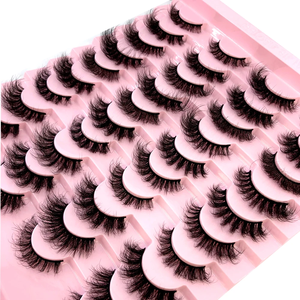 Offerta Speciale: 20 Paia di Ciglia Finte Naturali e Folte, Extension Ciglia 6D in Visone Sintetico per Bellezza - Product Image 1
