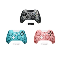 Control de Juego con Cable 2.4G N-1 con Motor de Vibración para One S/X para PC con Windows 7/8/10