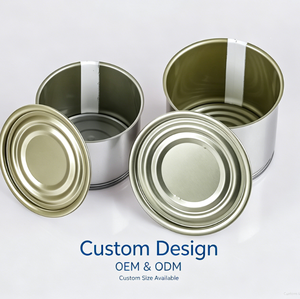 Envase de tres piezas de forma cilíndrica rectangular para carne de lata estilo <span class=keywords><strong>Spam</strong></span> - Product Image 2