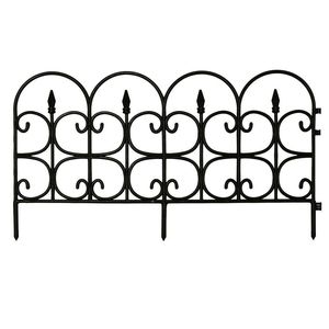 Small Interlocking Flexible Lawn Edging Single-Chip Type Wire Mesh Composition Modern Design Hollow Garden <b>Fences</b> for Gardens - Product Image 1
