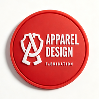 Patch en caoutchouc PVC personnalisé en relief pour vêtements, étiquettes de logo 3D de haute qualité, badges