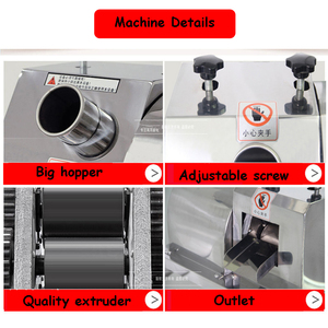 Presse à <span class=keywords><strong>jus</strong></span> <span class=keywords><strong>de</strong></span> canne à sucre électrique industrielle, machine à extraire le <span class=keywords><strong>jus</strong></span> - Product Image 6
