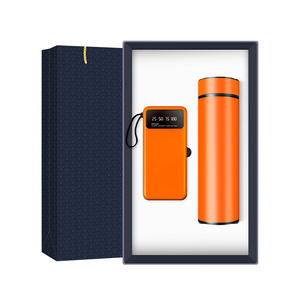 Nice Vacuum Flask Power Bank Type c to Friends Customers Promotional Corporate Gift Wedding Thank You Gifts for Guests