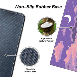 Bầu Trời xem đám mây lớn Chuột chơi game pad mở rộng màu xanh bàn Mat dễ thương cơ sở cao su không trượt khâu Cạnh Tùy chỉnh bàn Pad - Product Image 3