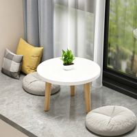 Petite table, table basse recouverte de tapis pour chambre à coucher près de la baie vitrée, table basse tatami, bureau d'ordinateur robuste