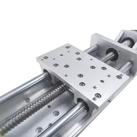 Actionneur à vis à billes CNC haute précision, guide linéaire électrique axe Z, mouvement fluide, table de travail croisée en aluminium 6061