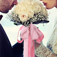 Ruban de Mousseline Brut Frangé Façonné Main Doux Bords Effilochés pour Emballage de Bouquet de Fleurs