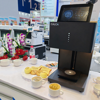 CALCA Printer seni Latte kopi Food Grade WiFi 600dpi untuk kafe DIY cetak gambar/pola pada kue dan kue makanan penutup kopi