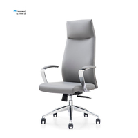 Chaise de bureau exécutive en maille confortable à dossier haut moderne de luxe pour la maison