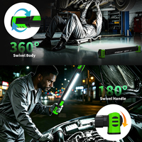 Lampe de travail LED COB magnétique rechargeable 5200 mAh, charge Type-C, étanche IP65, portable, pour réparation automobile