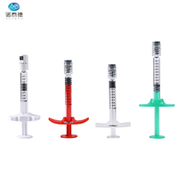 Seringues en verre borosilicate stériles de 1 ml pour cosmétiques, emballage en gros pour fabricants
