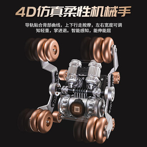 เก้าอี้นวดไฟฟ้าแบบเต็มตัว 4D พร้อมหุ่นยนต์นวดมือ ราง SL 31-60 ช่องลม แบบเสียบปลั๊ก ใช้ในบ้าน - Product Image 5