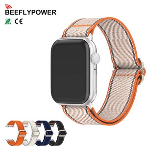 BEEFLYPOWER Nueva <span class=keywords><strong>Correa</strong></span> Deportiva Elástica Reflectante <span class=keywords><strong>de</strong></span> Nailon Tejido para <span class=keywords><strong>Apple</strong></span> <span class=keywords><strong>Watch</strong></span> Ultra 49mm S11 10 9 8 46 38mm Brazalete <span class=keywords><strong>Correa</strong></span> - Product Image 1