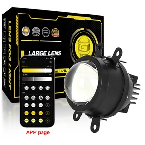 ไฟโปรเจคเตอร์ LED ขนาด 3 นิ้ว ควบคุมผ่านแอพพลิเคชั่น แสงสีขาว-เหลืองผสม สามสี ไฟสูง-ต่ำ สำหรับรถฮอนด้า - Product Image 1