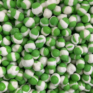 Bonbons gélifiés moelleux aux saveurs fruitées personnalisés OEM avec revêtement, forme de boule douce, emballage en boîte - Vente chaude de collations - Product Image 6