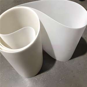 Новая белая силиконовая термостойкая двухслойная конвейерная лента для использования на пищевых и напиточных производствах - Product Image 1