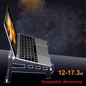 Fabricant de support vertical pour ordinateur portable en acrylique transparent personnalisé pour bureau - Product Image 5