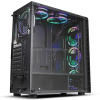 Kotak komputer casing kaca murah paling populer untuk pc dengan lebih dari 6 casing komputer gaming kipas RGB