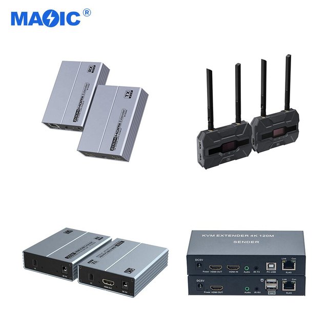 Wholesale Long Distance HDMI Signal Extender 120M 4K HDMI Extender Over Ethernet With Multi-Receiver Cascade Connection